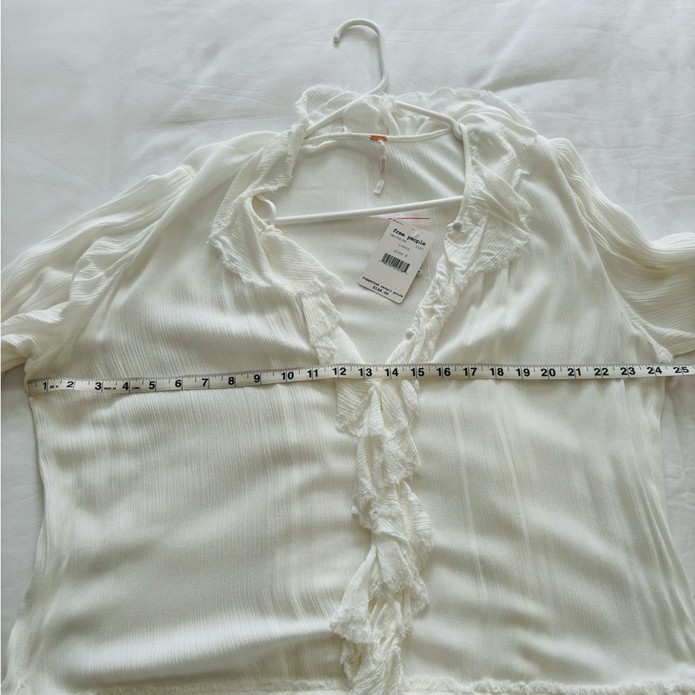 Free People Sweet Darlin Maxi Dress Ivory - Picture 10 of 11